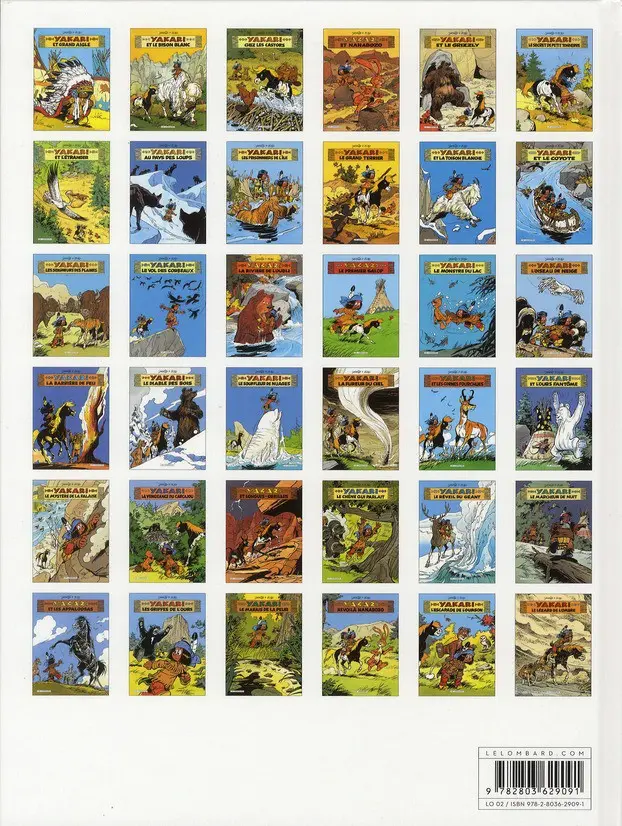 Verso de l'album Yakari Tome 29 Le réveil du géant