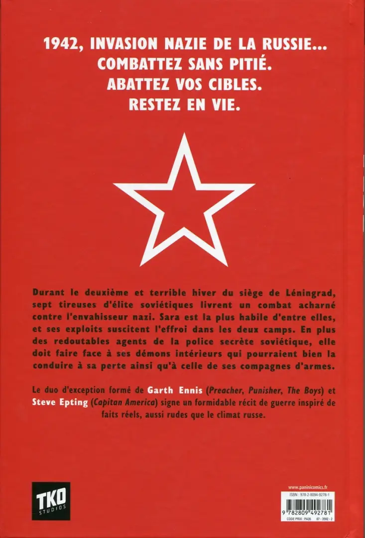 Verso de l'album Sara