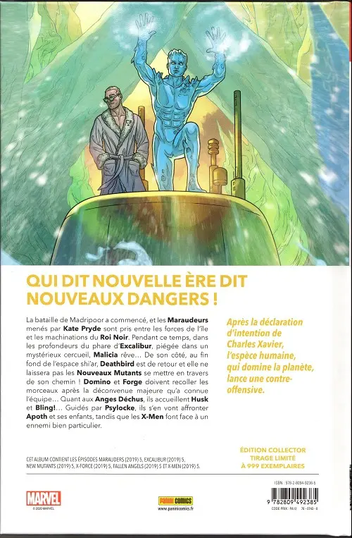 Verso de l'album Dawn of X Volume 05