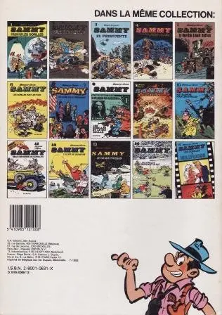 Verso de l'album Sammy Tome 12 L'élixir de jeunesse