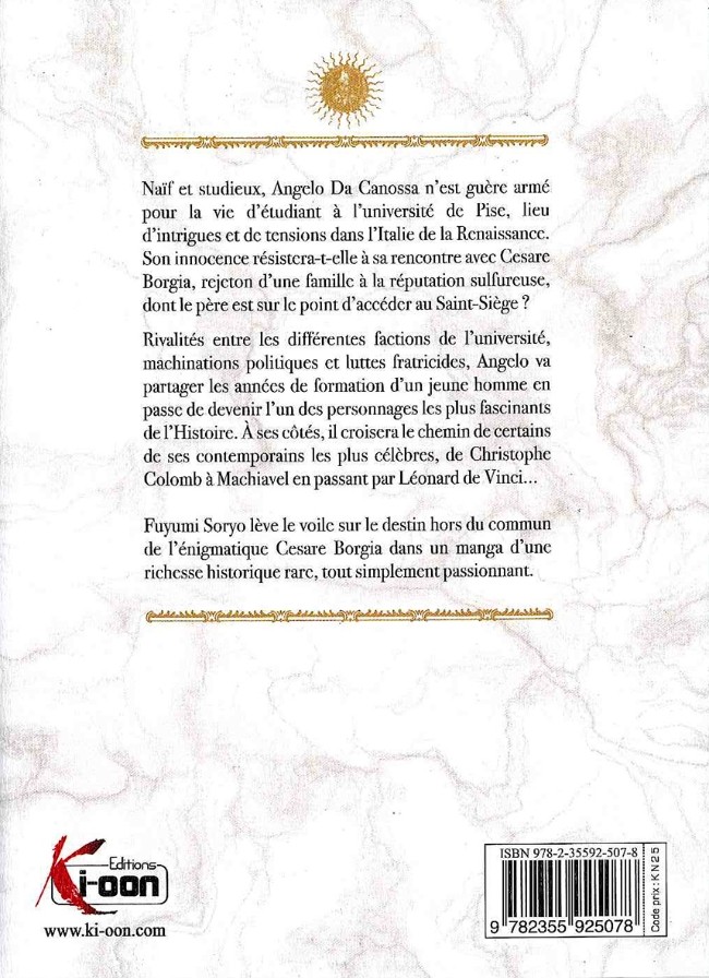 Verso de l'album Cesare 1 Uno