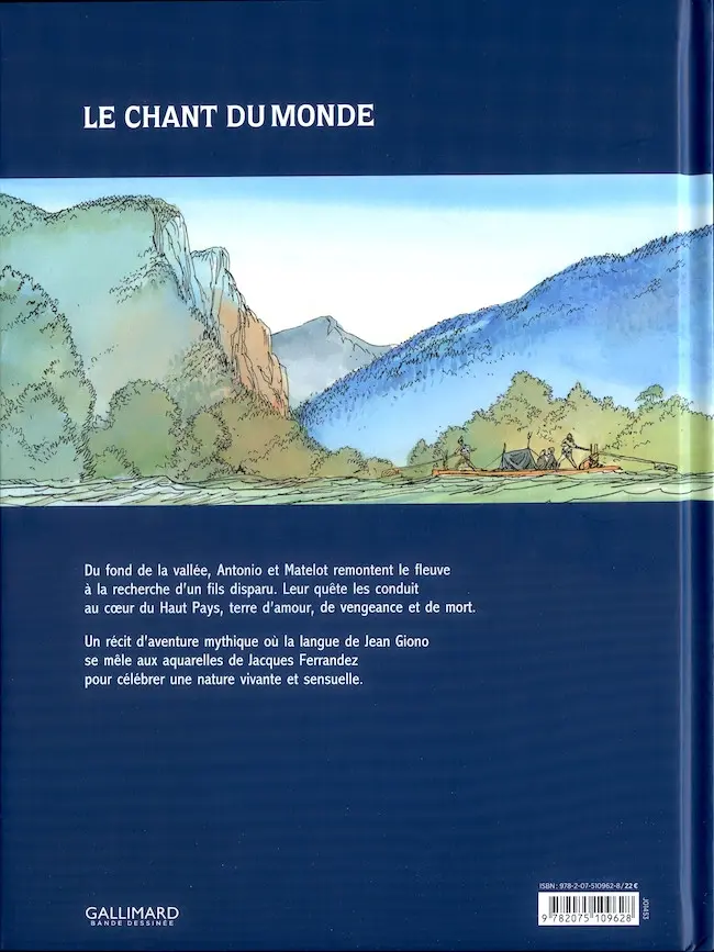 Verso de l'album Le chant du Monde