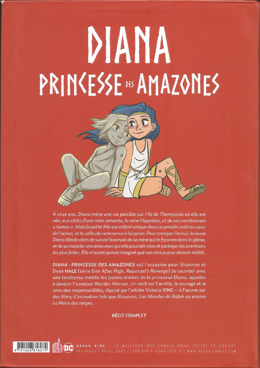 Verso de l'album Diana - Princesse des Amazones