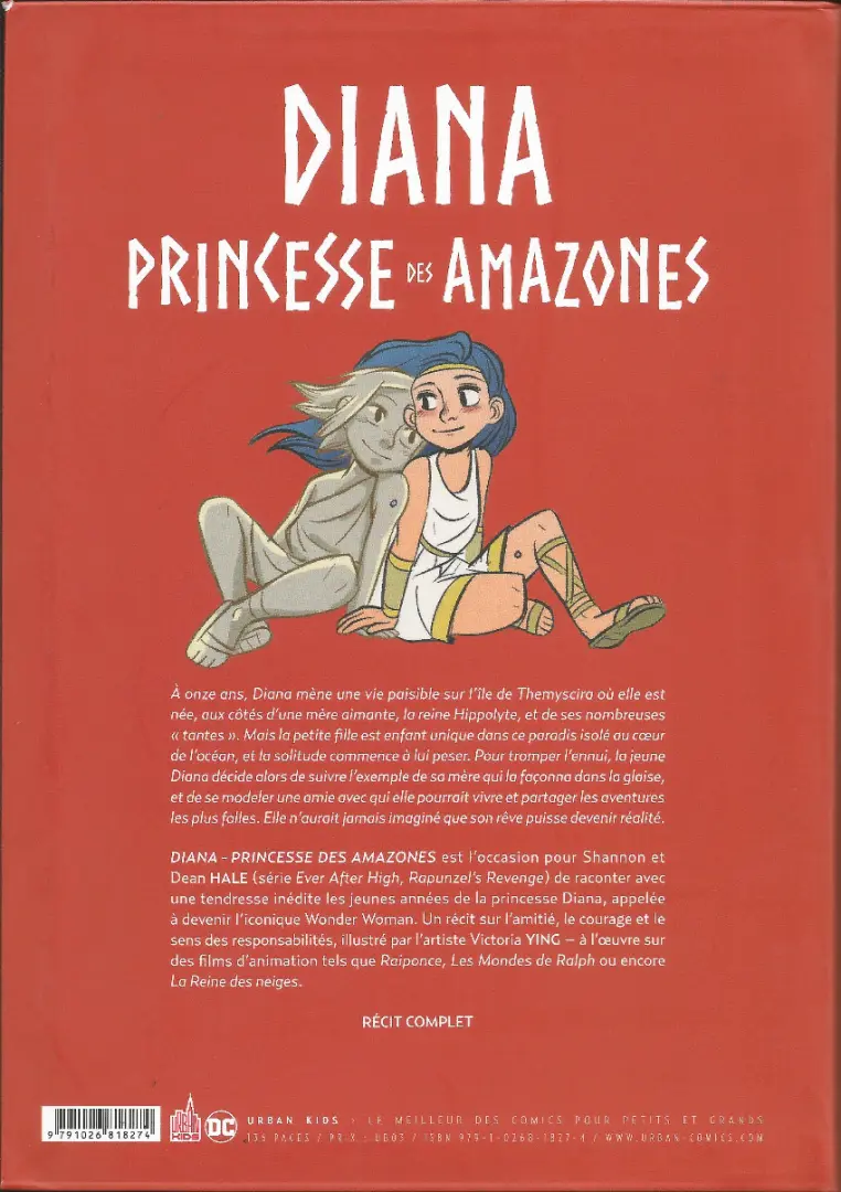 Verso de l'album Diana - Princesse des Amazones