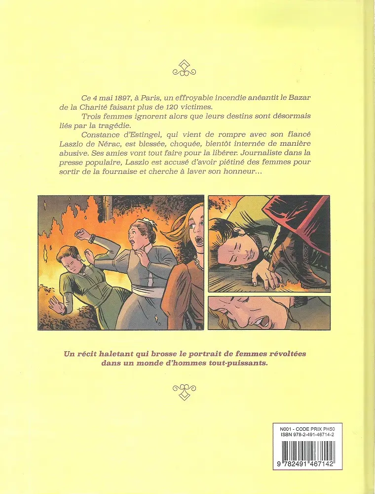 Verso de l'album La part des Flammes