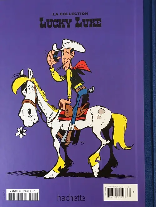 Verso de l'album Lucky Luke La collection Tome 30 La ville fantôme