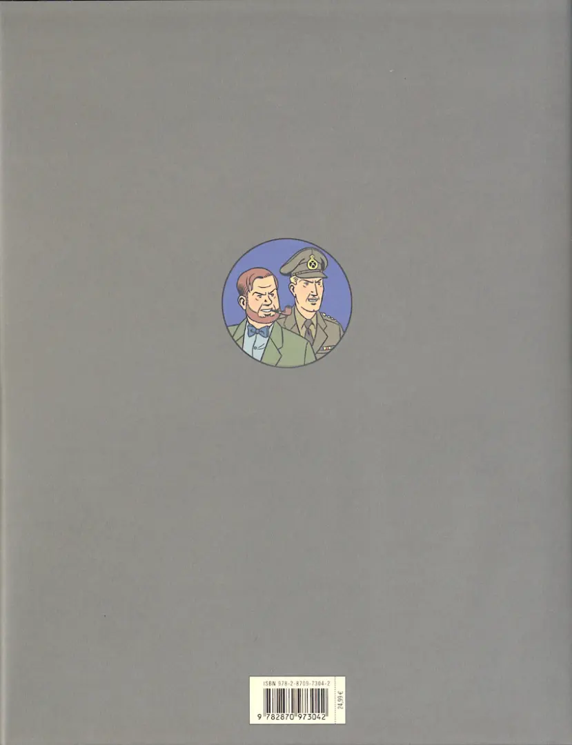 Verso de l'album Blake et Mortimer Tome 28 Le Dernier Espadon