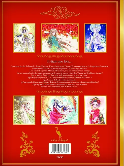 Verso de l'album Contes japonais