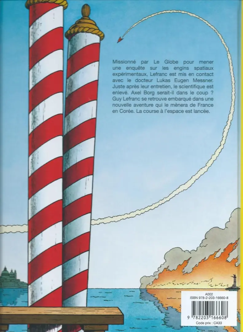 Verso de l'album Lefranc Tome 30 Lune Rouge