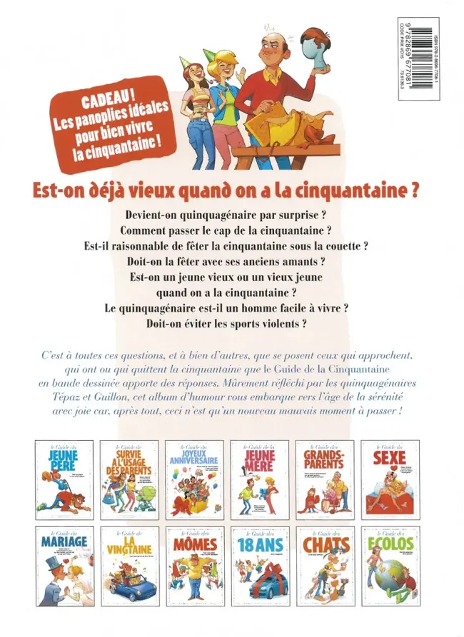 Verso de l'album Le Guide Tome 12 Le guide de la cinquantaine