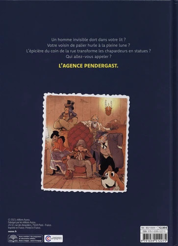 Verso de l'album L'agence Pendergast 1 Le prince des ténèbres