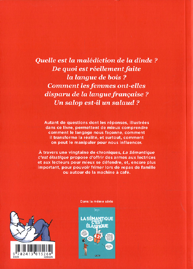 Verso de l'album La sémantique c'est élastique 1