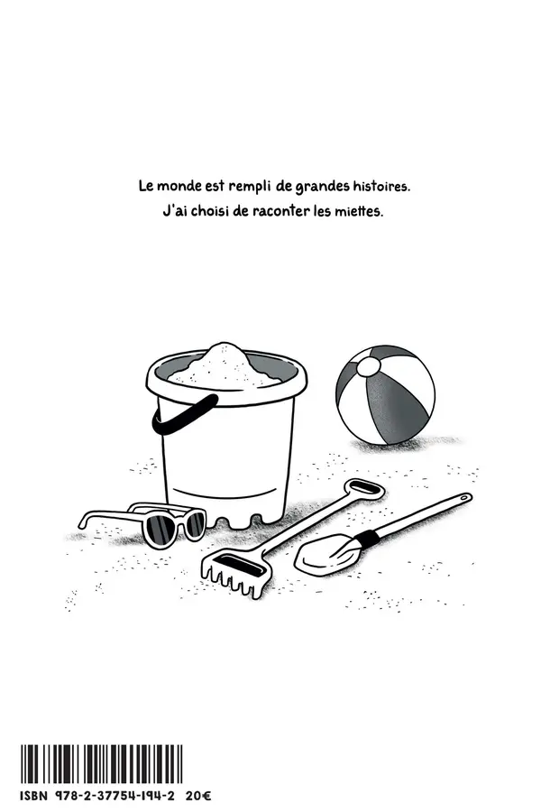 Verso de l'album Les miettes