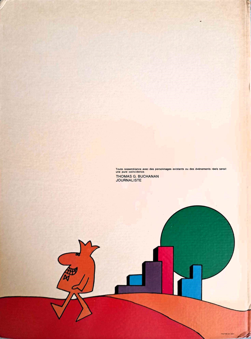 Verso de l'album Ubu Land