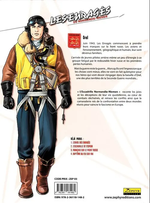 Verso de l'album Les Enragés du Normandie-Niemen Tome 5 Orel