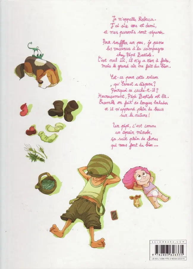 Verso de l'album Ernest & Rebecca Tome 3 Pépé Bestiole