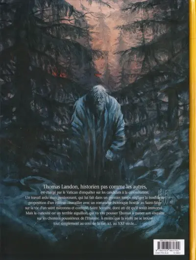 Verso de l'album L'Éternel Tome 1 Le Saint