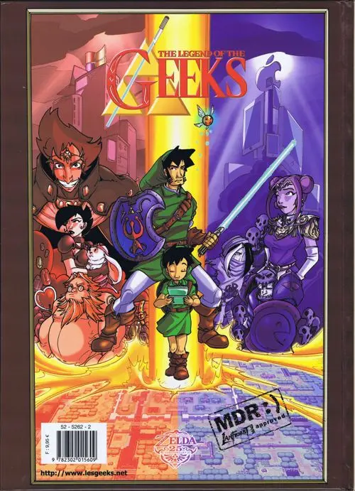 Verso de l'album Les Geeks Tome 7 7 4L8UM 3$T F4I7 p0UR /0U5