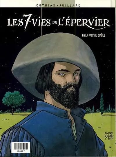 Verso de l'album Les 7 Vies de l'Épervier Tomes 5 et 6 Le maître des oiseaux / La part du diable