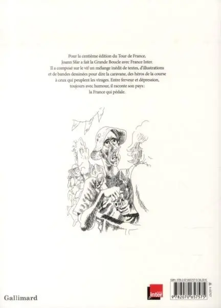 Verso de l'album À bicyclette Un tour en France