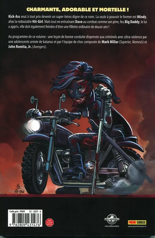 Verso de l'album Hit-Girl Hit-Girl