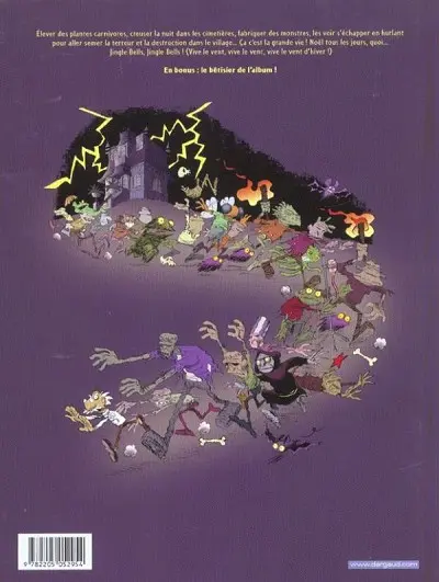 Verso de l'album Igor et les monstres Tome 1 La menace Frankenstein