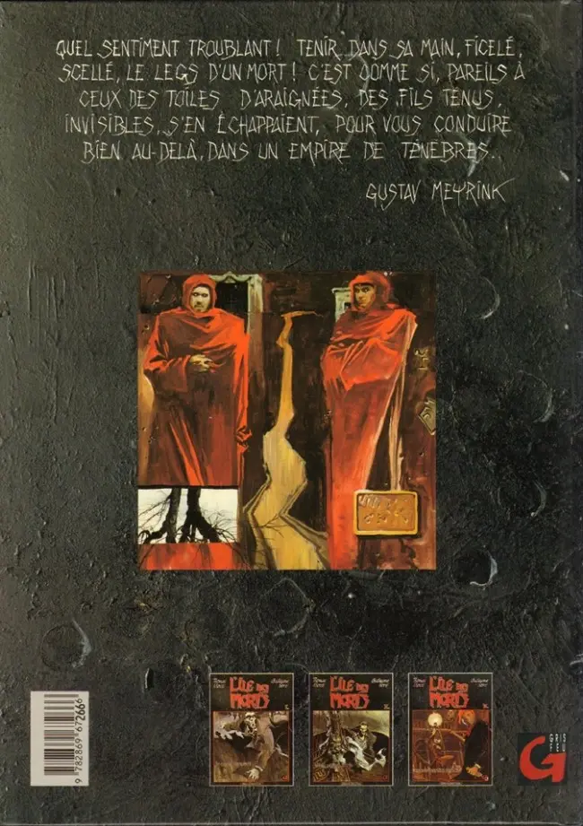 Verso de l'album L'Île des morts Tome 4 Perinde ac cadaver