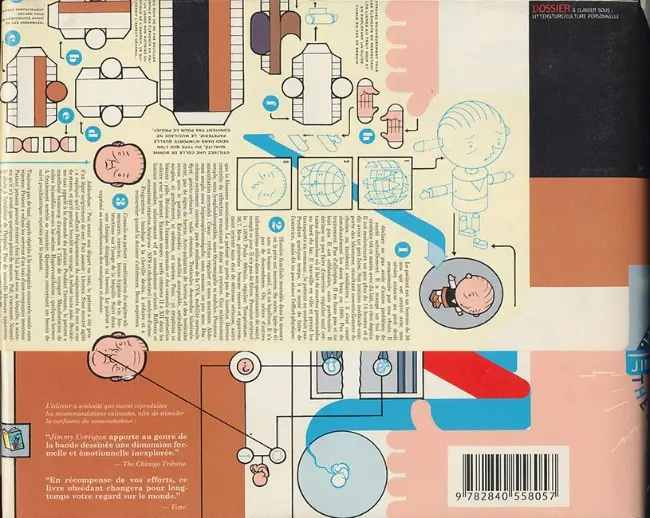Verso de l'album Jimmy Corrigan