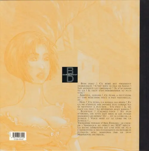 Verso de l'album Ada Enigma Tome 3 Une histoire infernale