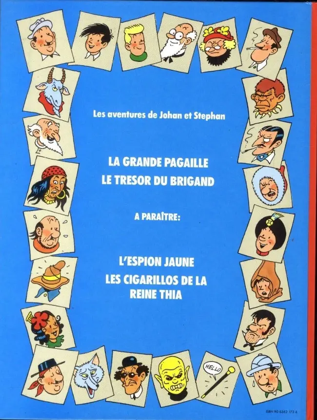 Verso de l'album Johan et Stephan Tome 1 La grande pagaille