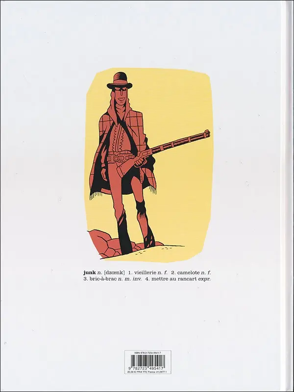 Verso de l'album Junk L'intégrale
