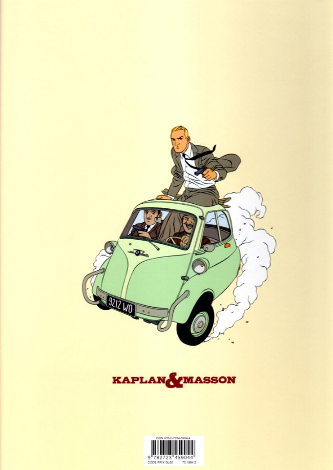 Verso de l'album Une aventure de Kaplan & Masson Tome 1 La Théorie du Chaos