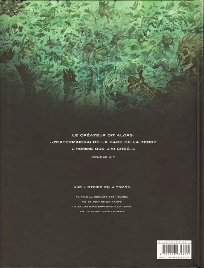 Verso de l'album Noé Tome 4 Celui qui verse le sang