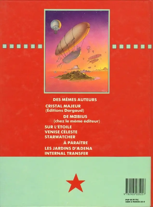 Verso de l'album La Nuit de l'étoile