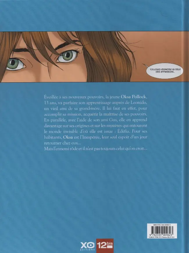 Verso de l'album Oksa Pollock Tome 2 L'Ennemi