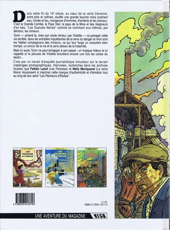 Verso de l'album Les Pêcheurs d'étoiles Tome 3 Les gueules noires