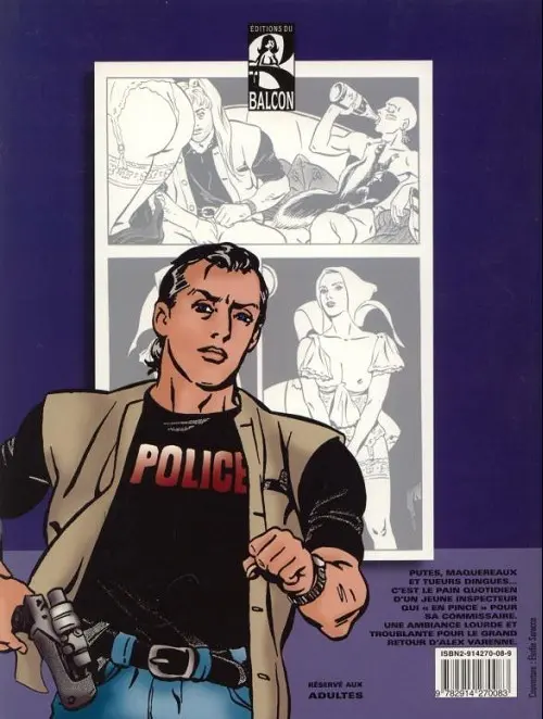 Verso de l'album Police by night Tome 1