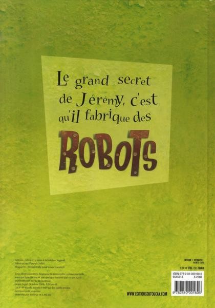 Verso de l'album Le Pro des Robots
