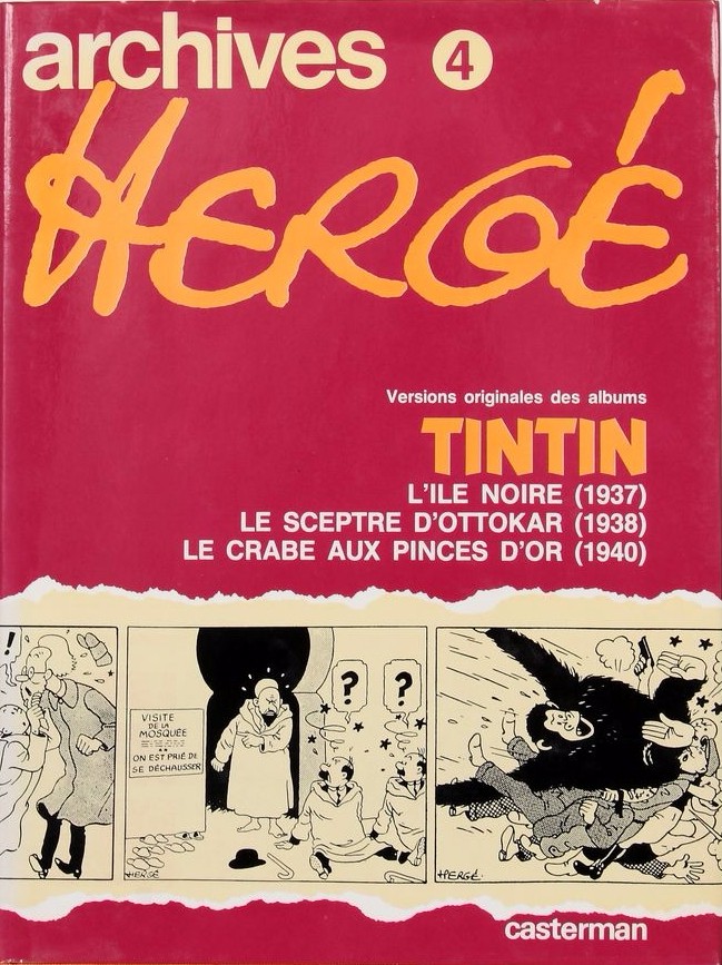 Couverture de l'album Archives Hergé Tome 4