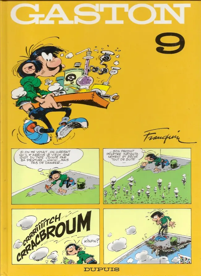 Couverture de l'album Gaston Tome 9 Édition spéciale 40e anniversaire