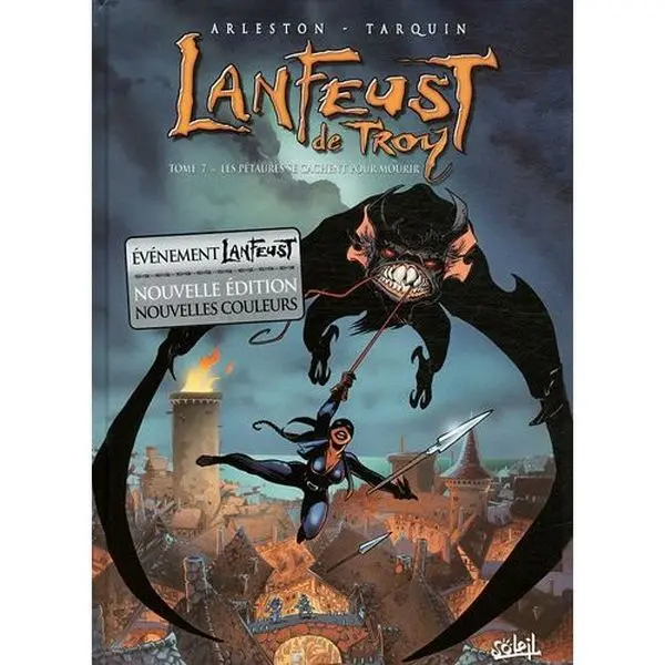 Couverture de l'album Lanfeust de Troy Tome 7 Les pétaures se cachent pour mourir