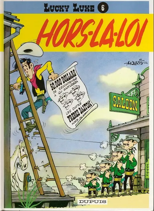 Couverture de l'album Lucky Luke Tome 6 Hors-la-loi