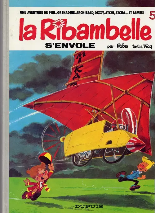 Couverture de l'album La Ribambelle Tome 5 La Ribambelle s'envole