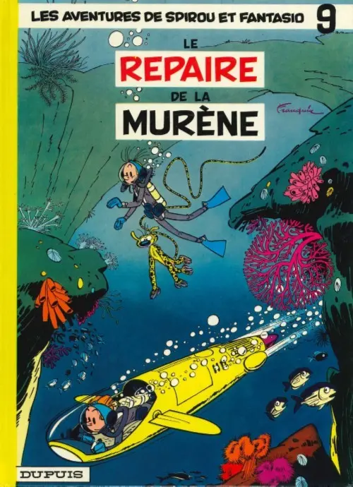 Couverture de l'album Spirou et Fantasio Tome 9 Le repaire de la murène