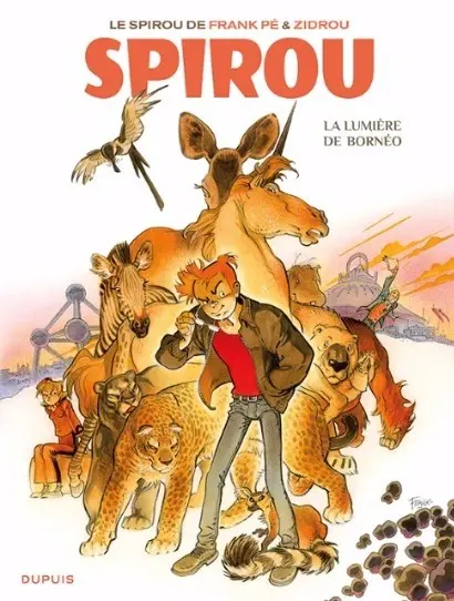 Couverture de l'album Spirou et Fantasio - Une aventure de... / Le Spirou de... Tome 10 La Lumière de Bornéo