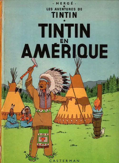 Couverture de l'album Tintin Tome 3 Tintin en Amérique