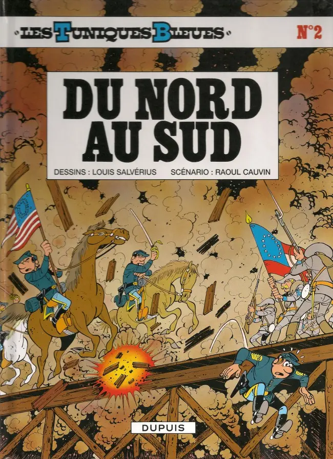 Couverture de l'album Les Tuniques Bleues Tome 2 Du nord au sud