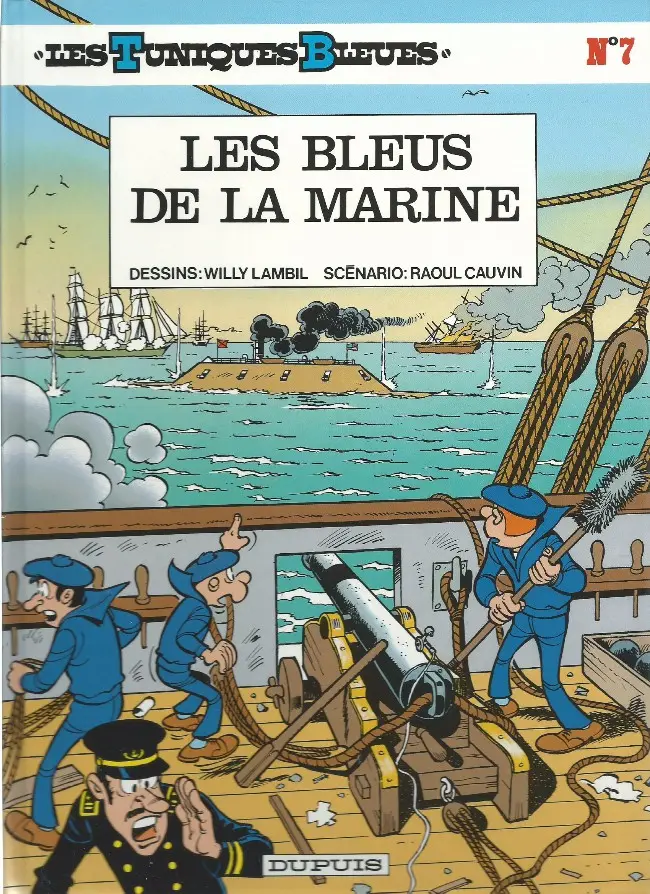 Couverture de l'album Les Tuniques Bleues Tome 7 Les bleus de la marine