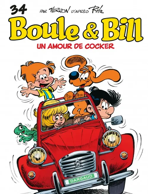 Couverture de l'album Boule & Bill Tome 34 Un amour de cocker