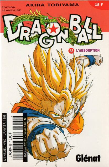 Couverture de l'album Dragon Ball Tome 62 L'absorption